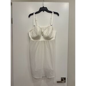 Lane Bryant White Lace BabyDoll 44DD -Like New